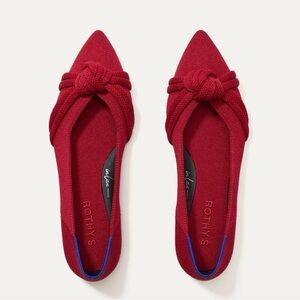 Rothy's Women's Red Knotted Flats size 8